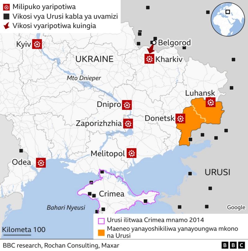 Mzozo Wa Ukraine: Kwanini Urusi Inaivamia Ukraine Na Putin Anataka Nini ...