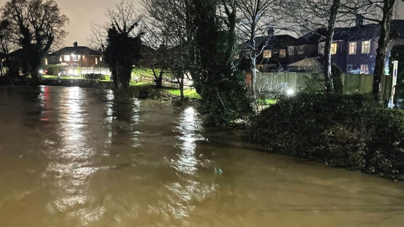 Storm Christoph: Evacuations amid floods and snow - BBC News