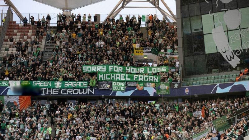 Uefa charge Celtic over anti-monarchy banners - BBC News