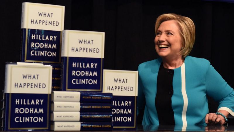 Hillary Clinton Memoir What Happened Sells 300000 Copies Bbc News 