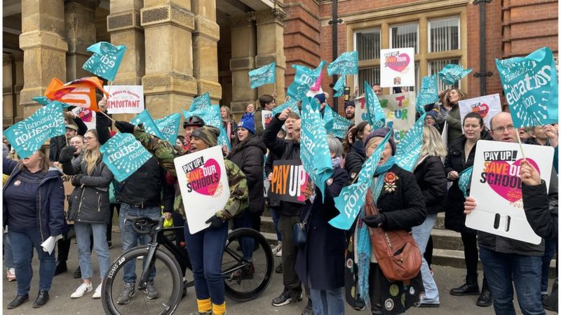 Most Schools In England Affected By Strikes - BBC News