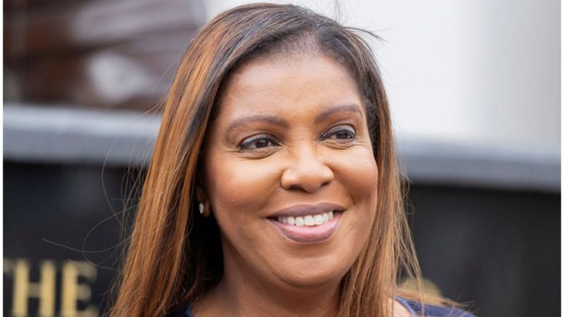 Trump Sues Ny Attorney General Letitia James For Intimidation Bbc News 