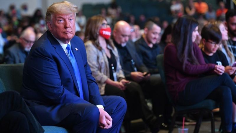 Demokrat menjadikan pemilihan 2020 sebagai referendum untuk Trump.