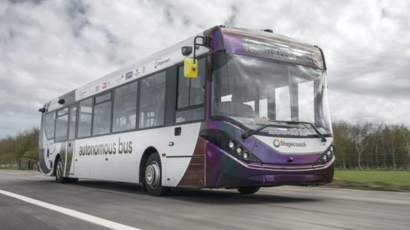 First Full Size Driverless Bus Trials To Begin In Scotland Bbc News