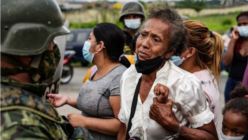 Ecuador Jail Violence Gunfight Leaves Five Dead Bbc News