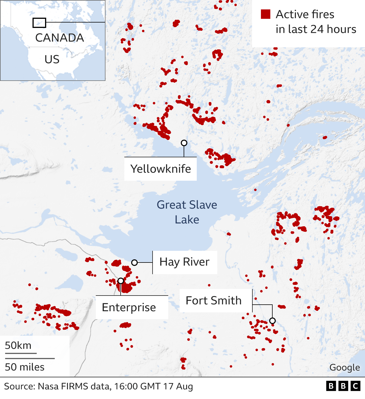 Canada wildfire: Evacuees flee Yellowknife as fire nears northern city ...