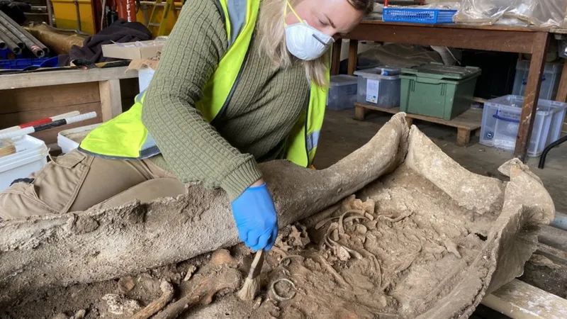 Leeds: Roman coffin unearthed at Garforth to be displayed for the first time