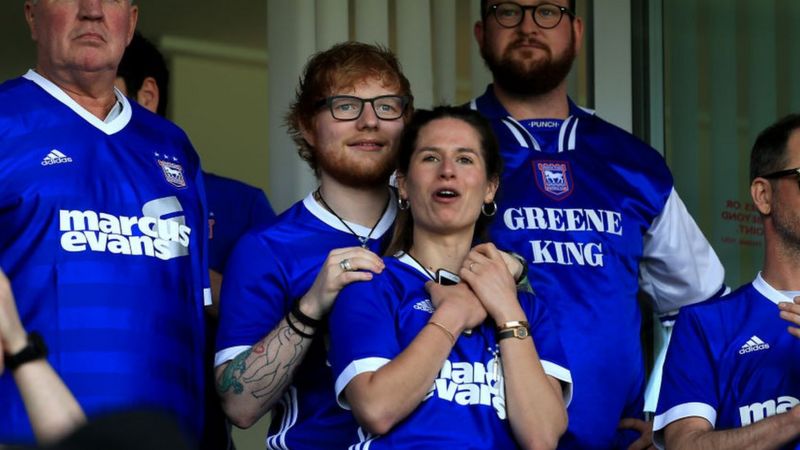 Ed Sheeran Named In Ipswich Town Squad List And Given Number 17 - BBC News