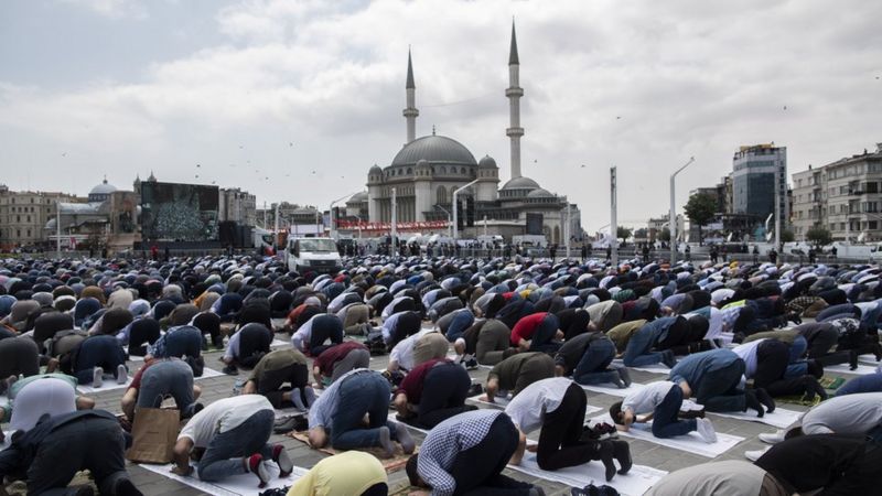 Taksim Square: Erdogan Inaugurates Controversial Mosque In Istanbul ...