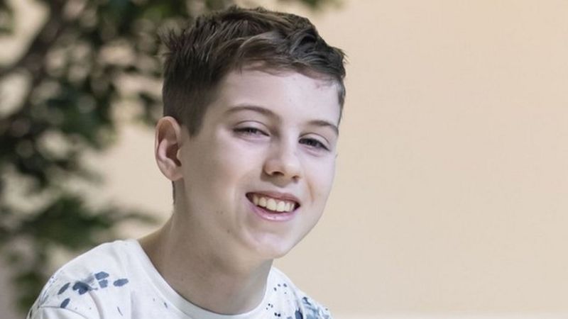 Teen one of first UK proton-beam NHS patients picture image