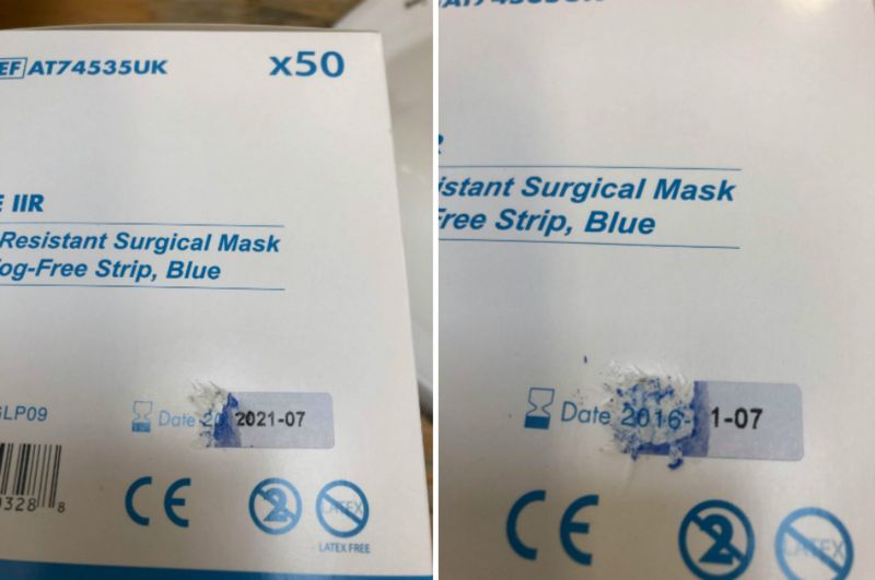 Coronavirus GP given masks with expiry dates that have passed BBC News