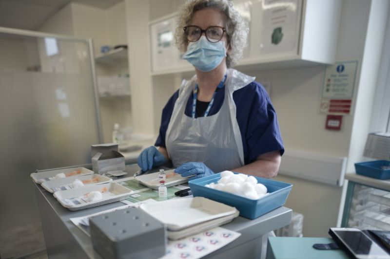 In Pictures The view inside the Essex Covid19 mass vaccination centre