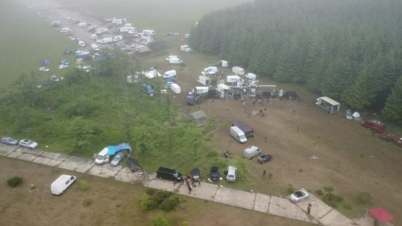 Illegal Valentines Rave In Devon Forest Shut Down Bbc News