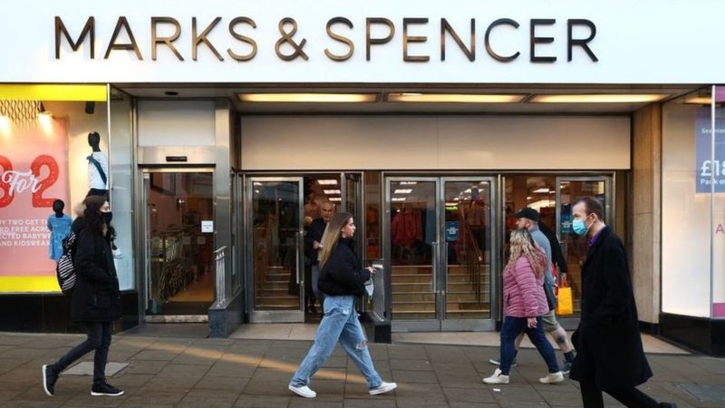 M&S returns to FTSE 100 on food and clothes boost - BBC News