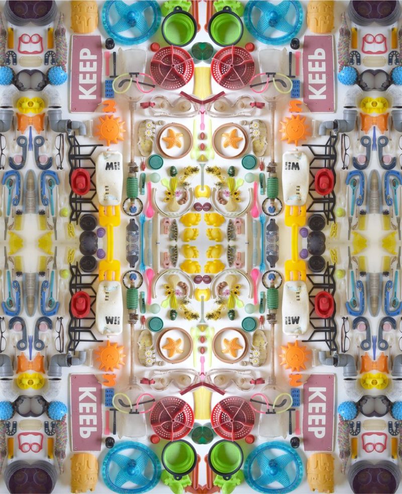 Washedup plastics exhibition 'highlights pollution problem' BBC News