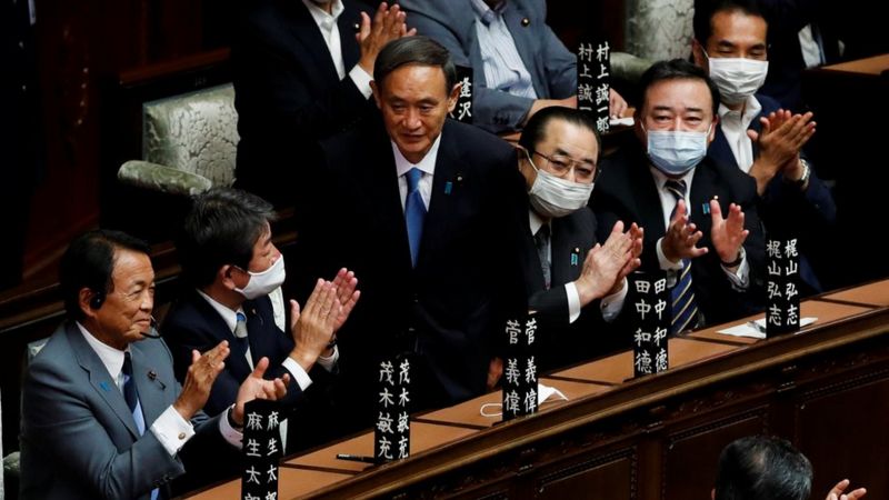 Yoshihide Suga Elected Japan's New Prime Minister Succeeding Shinzo Abe ...