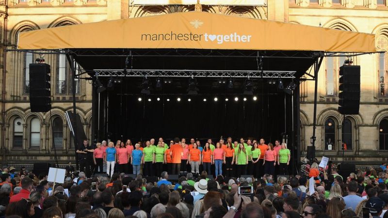 Newspaper headlines: Manchester remembers bombing victims - BBC News