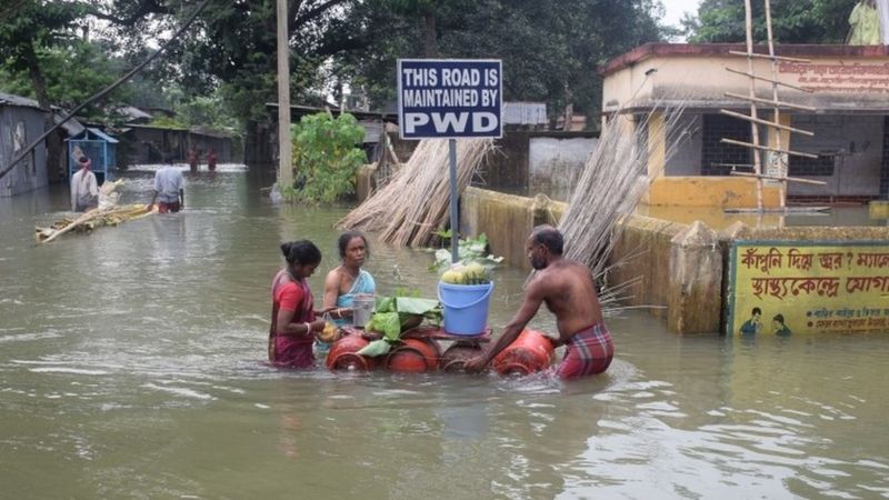 Deadly South Asia Floods Affect 16m People - BBC News