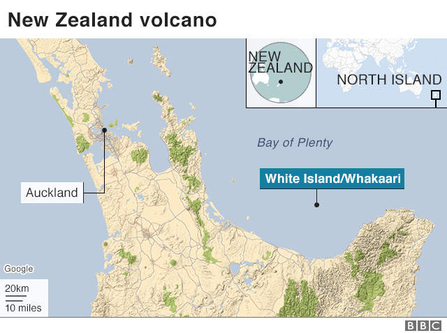 New Zealand Volcano At Least Five Dead After White Island Eruption Bbc News