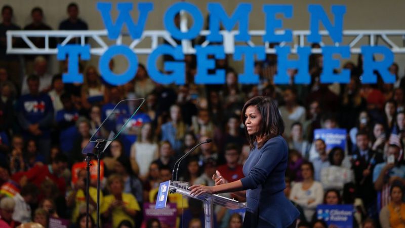 Us Election Read Michelle Obama Speech In Full Bbc News 1030