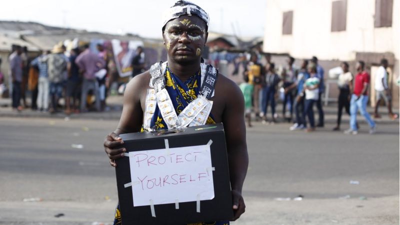 Chale Wote art festival takes over Ghana's capital, Accra - BBC News