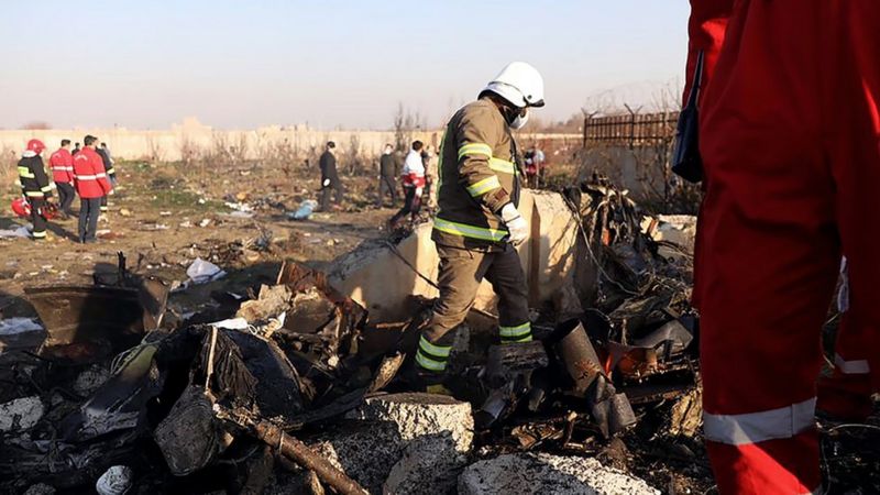 Iran plane crash: Western powers suggest missile downed jet - BBC News