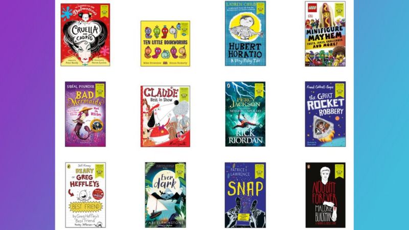 Books that can be bought with £1 book tokens on World Book Day 2019.