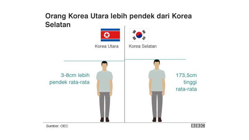 Membandingkan Korea Utara dan Korea Selatan yang pernah seimbang - BBC