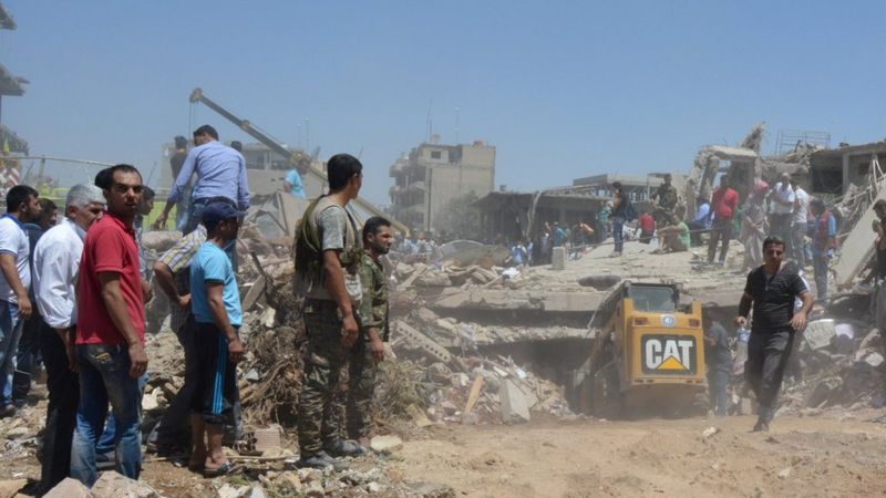 Syria Deadly Is Blast Rocks Kurdish City Of Qamishli Bbc News
