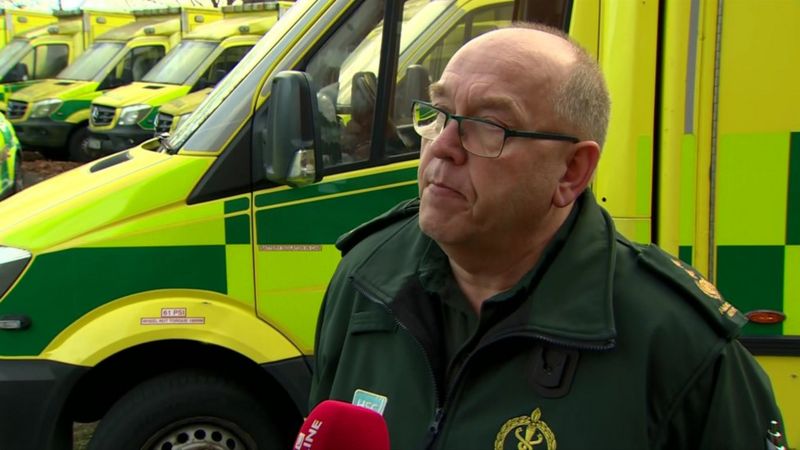 NI Ambulance Service at 'highest level of pressure ever' - BBC News