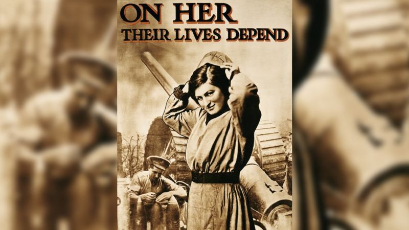 World War One propaganda poster.