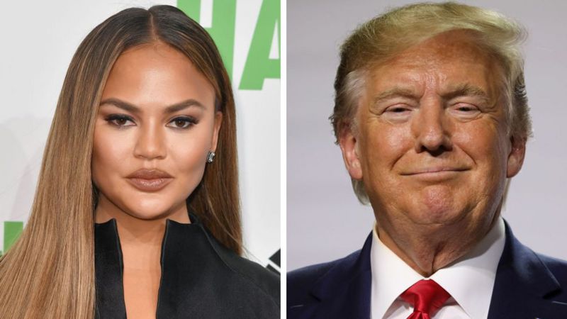 Chrissy Teigen Filthy Mouthed Says President Trump Bbc News 6980