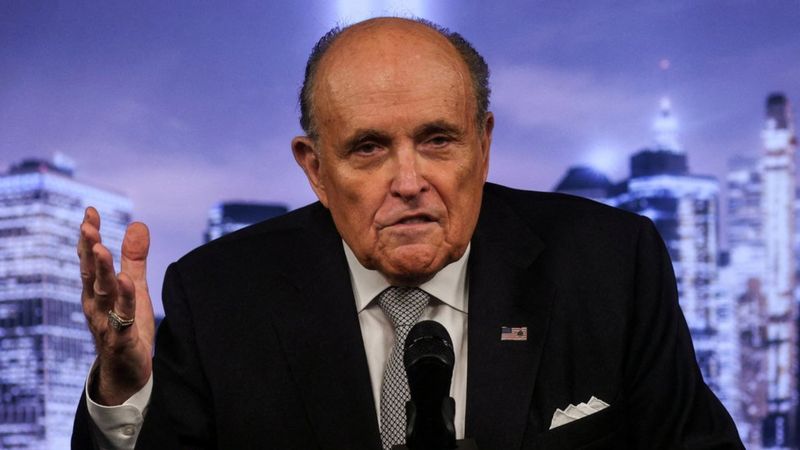 Rudy Giuliani Accused Of Sexual Harassment By Ex Employee Bbc News 7214