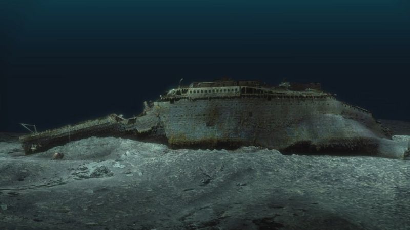 Titanic: The famous shipwreck that completely sank was filmed for the