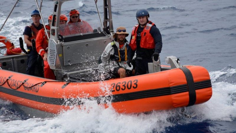 Second Scottish Atlantic rower rescued off US coast - BBC News