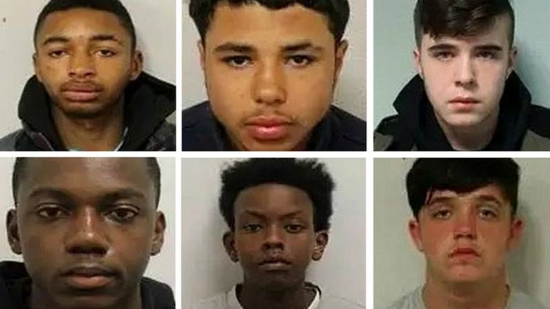 Lyndon Davis murder: Six teens jailed for stab killing - BBC News