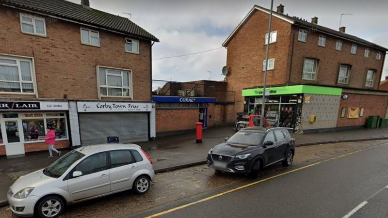 Corby shop staff treated in hospital after being sprayed with substance ...