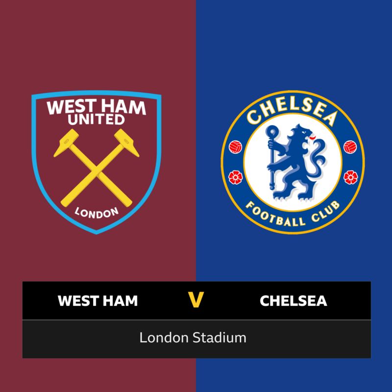 Follow West Ham v Chelsea live BBC Sport