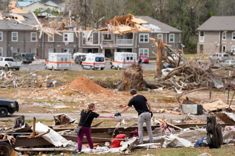 Death toll rises from weekend storms in US