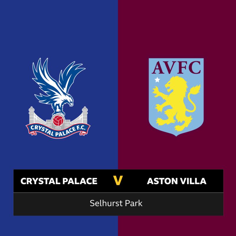 Follow Crystal Palace V Aston Villa Live - BBC Sport