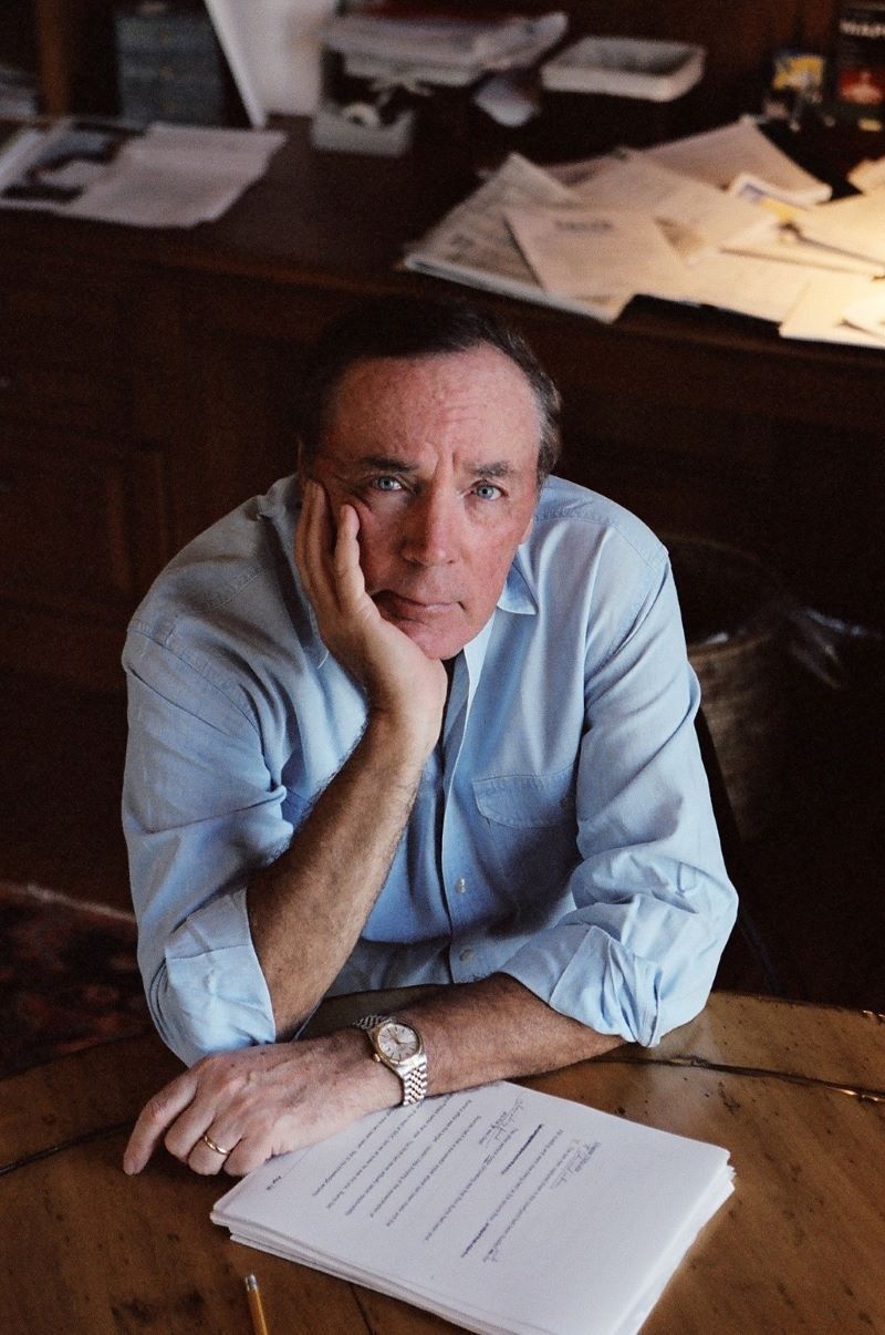 James Patterson in his office
