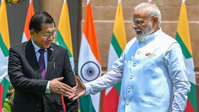 ¿Por qué se está siguiendo de cerca la visita del presidente de Myanmar a la India?
