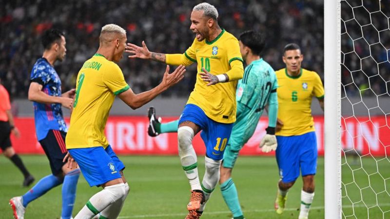 Premier League stars feature in latest Brazil win - BBC Sport