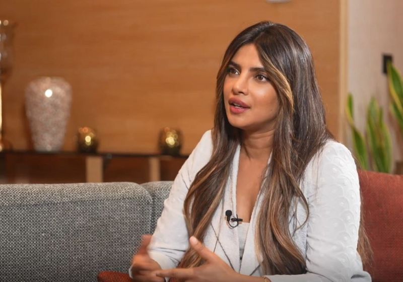 Priyanka Chopra during BBC interview