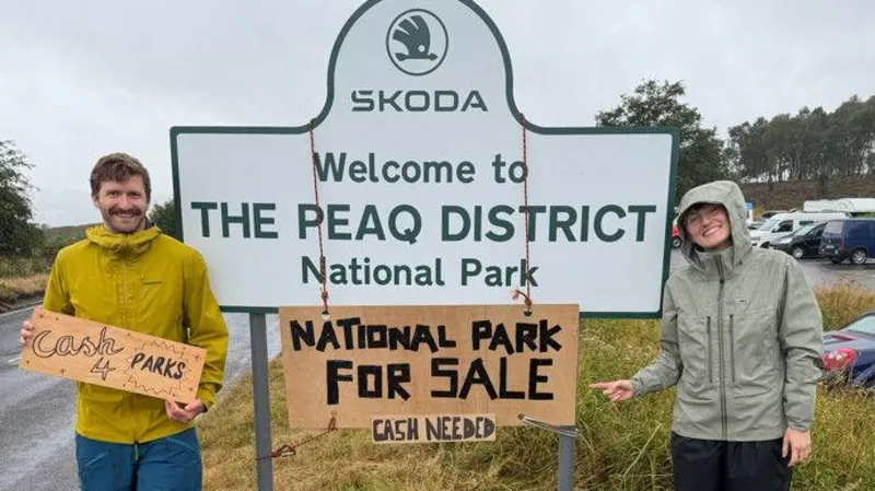 Critican la colaboración entre un parque nacional y una marca de automóviles.