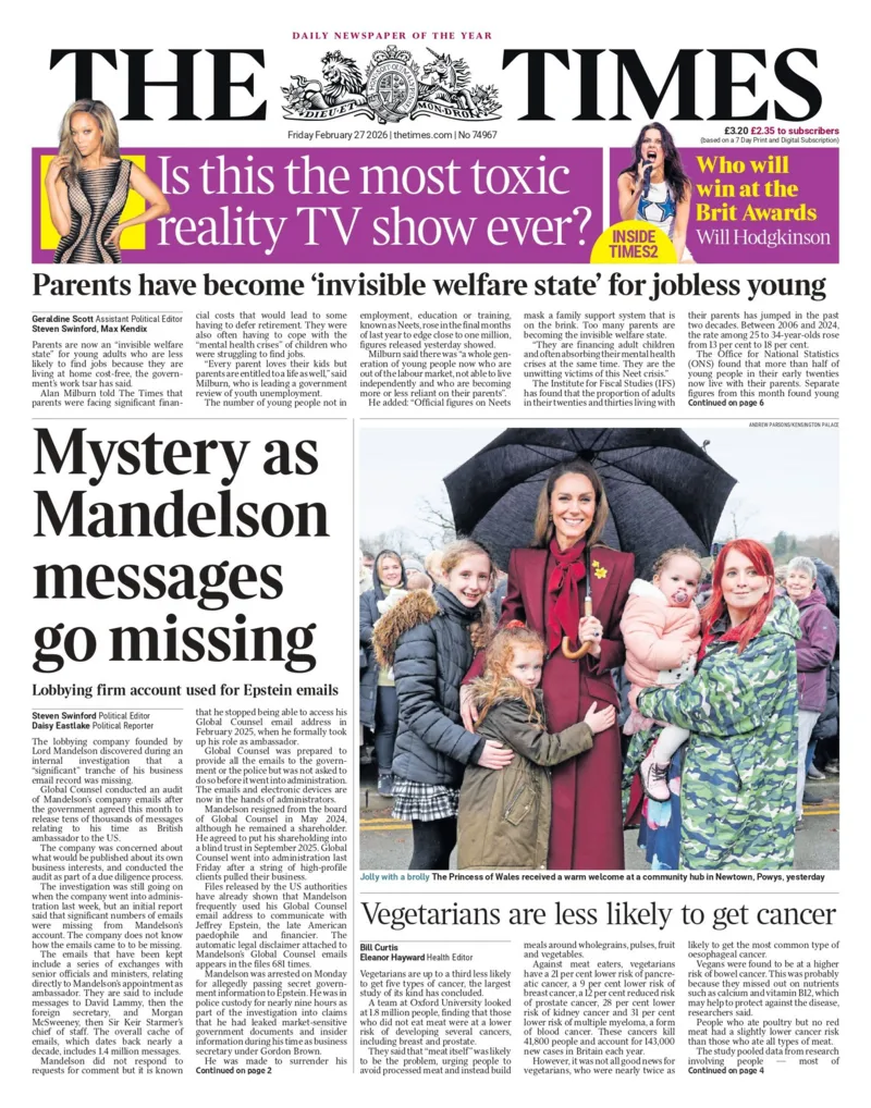 ‘Estado de bienestar invisible’ y ‘Huntley lucha por la vida’ ‘Estado de bienestar invisible’ y ‘Huntley lucha por la vida’