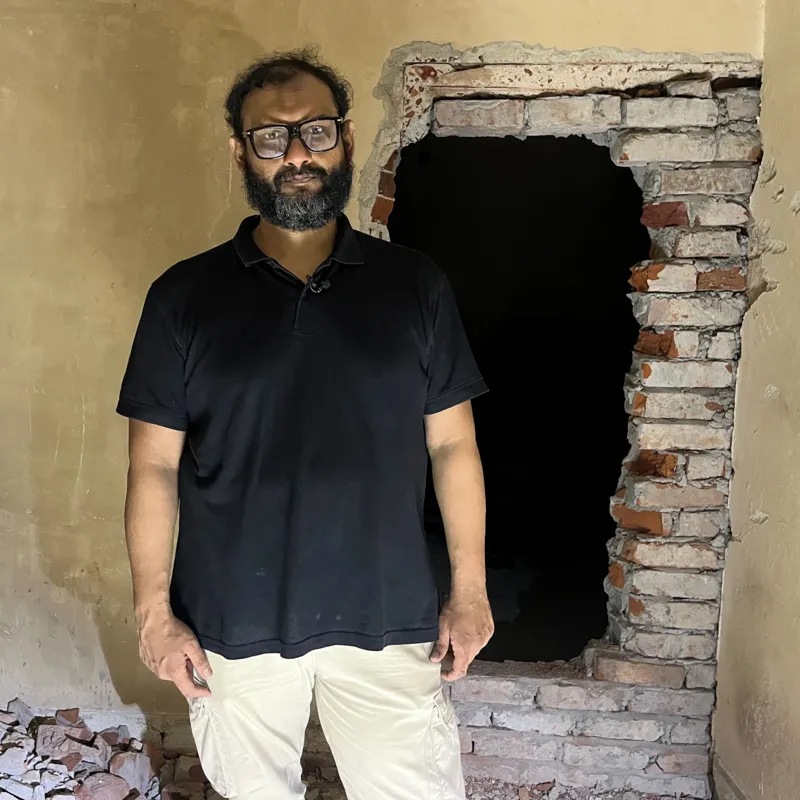 His memories uncovered a secret jail - right next to an international airport