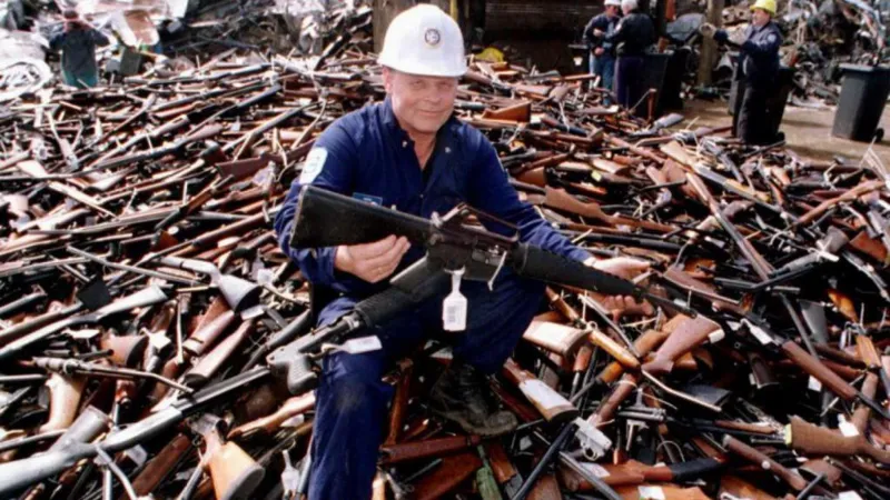 Australia was seen as a world leader in gun control