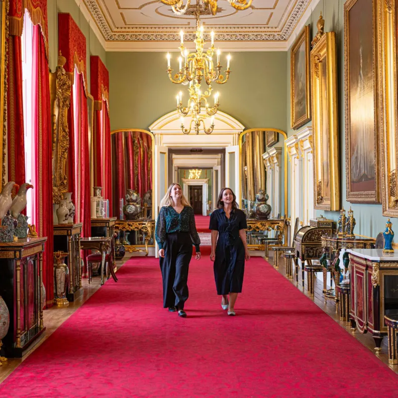 First peek at room behind Buckingham Palace's famous balcony