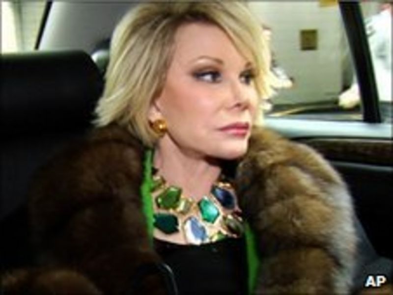 Joan Rivers sued by former manager BBC News